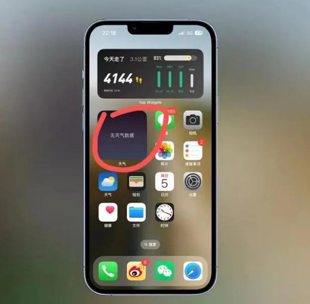 郓城苹果手机维修分享:iOS16主屏幕天气小组件无法正常工作怎么办？ 