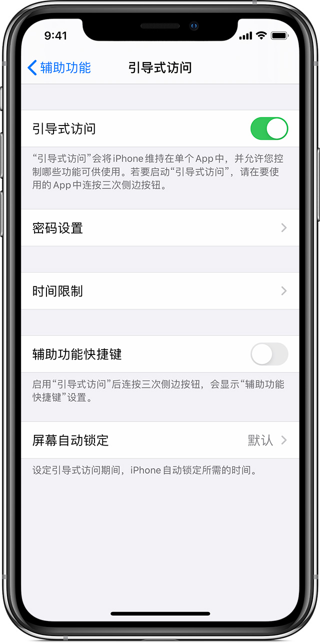 郓城苹果手机维修分享如何在 iPhone 上退出引导式访问 