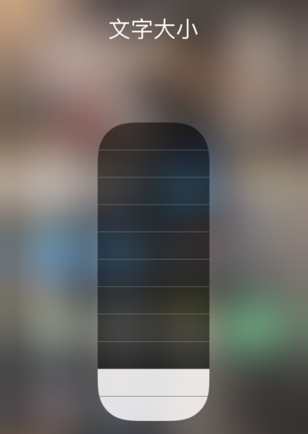 郓城苹果手机维修分享小技巧：在 iPhone 控制中心快速调节字体大小 